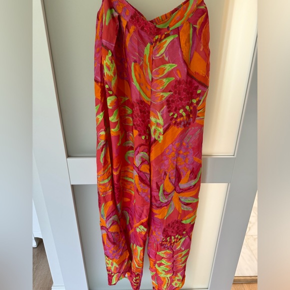 Farm Rio Fruit Brush Twill Wide-Leg Pants XS - Picture 5 of 8